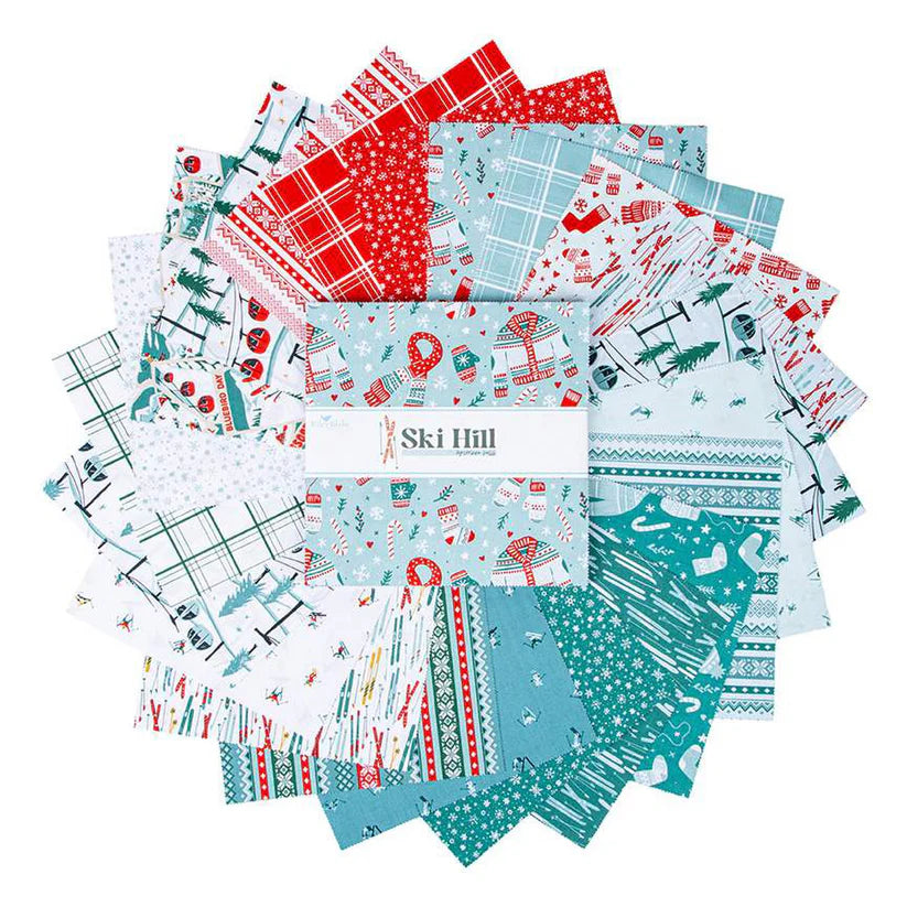 Ski Hill 10 Inch Squares - 42 PC-
Fabric From Riley Blake Designs-Ski Hill Collection by Corinne Wells