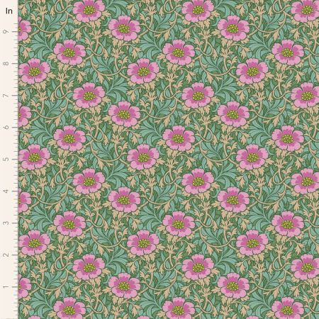 Winter Rose Sage From Tilda Hibernation Collection 100% Cotton 44/45"