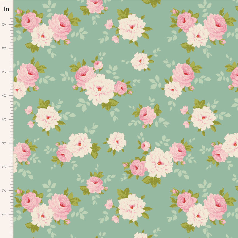 Pernille - Teal - Sunday Brunch
From Tilda
100% Cotton
44/45"