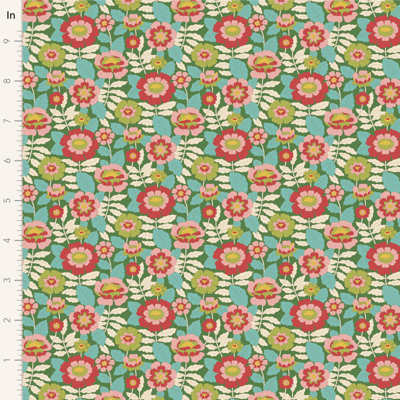 Beverly-Green-Wallflower Collection-
From Tilda-100% Cotton-44/45"