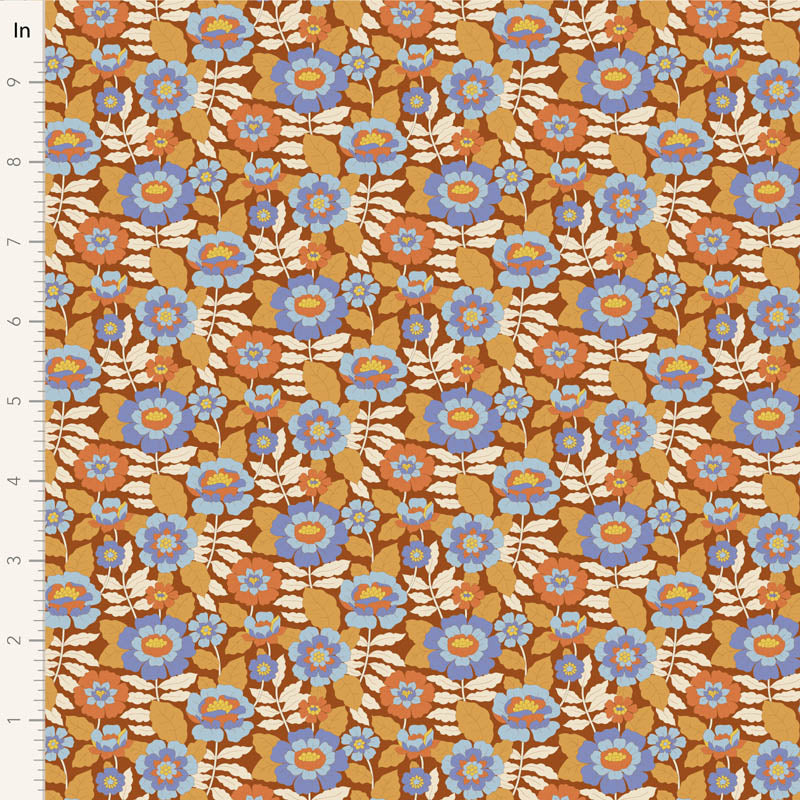 Janice-Caramel-Wallflower Collection-From Tilda-100% Cotton-
44/45"