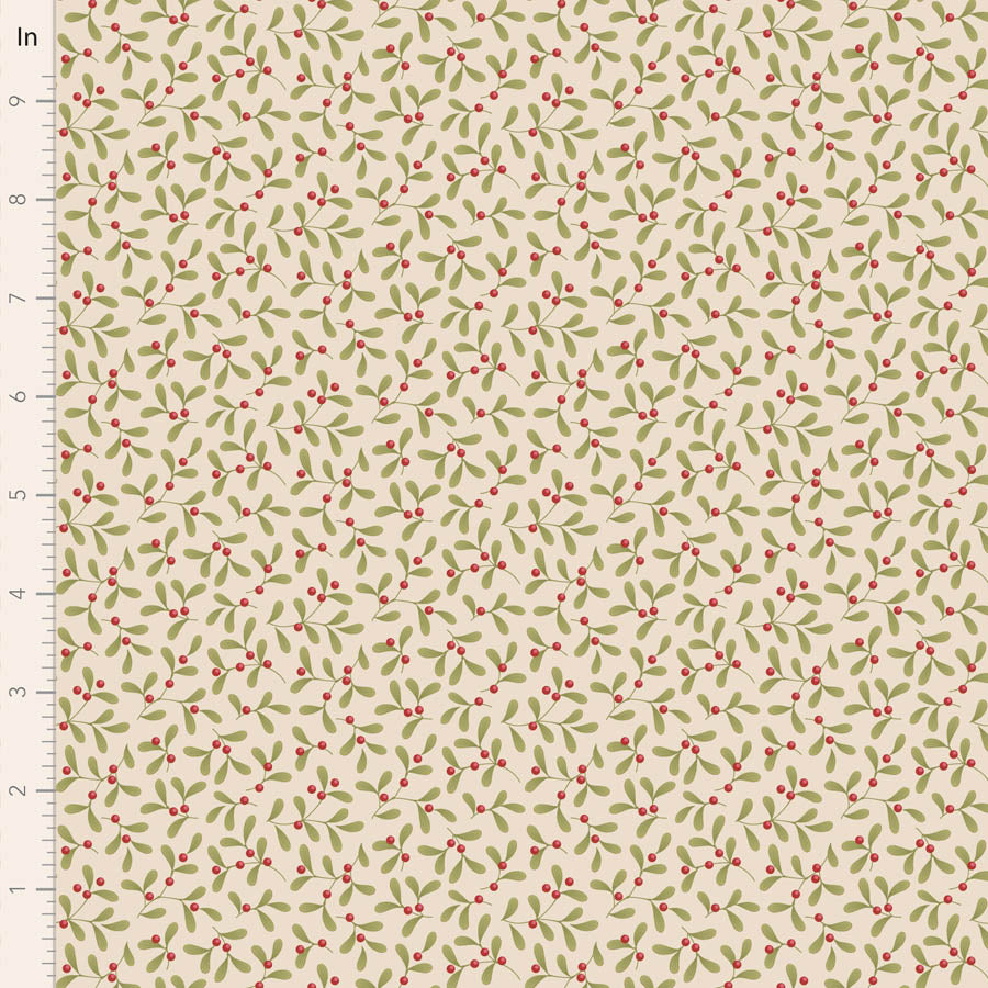 Mistletoe Cream - Merry Little Christmas - Tilda
100% Cotton
43/44"