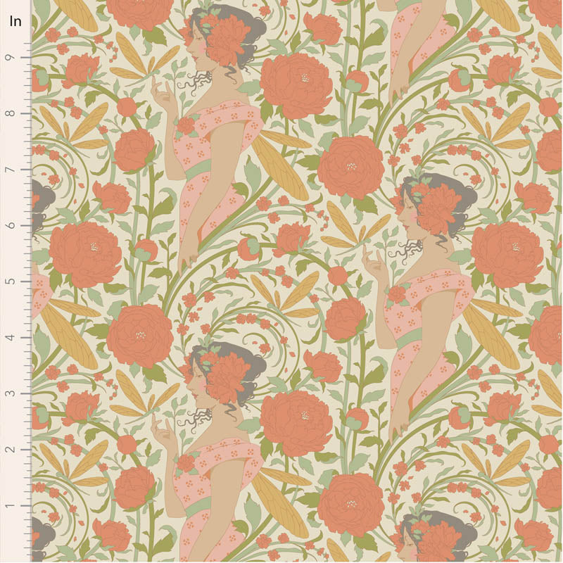 Aubery - Coral
Songbird Collection
From Tilda
100% Cotton
44/45"