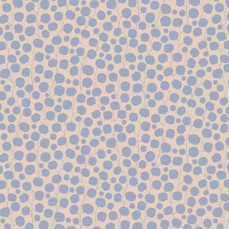 Eucalyptus Light Blue From Tilda Hibernation Collection 100% Cotton 44/45"