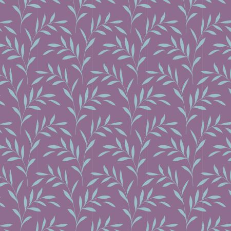 Olive Branch Lavender From Tilda Hibernation Collection 100% Cotton 44/45"