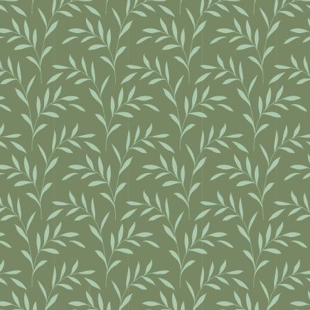 Olive Branch Laurel From Tilda Hibernation Collection 100% Cotton 44/45"