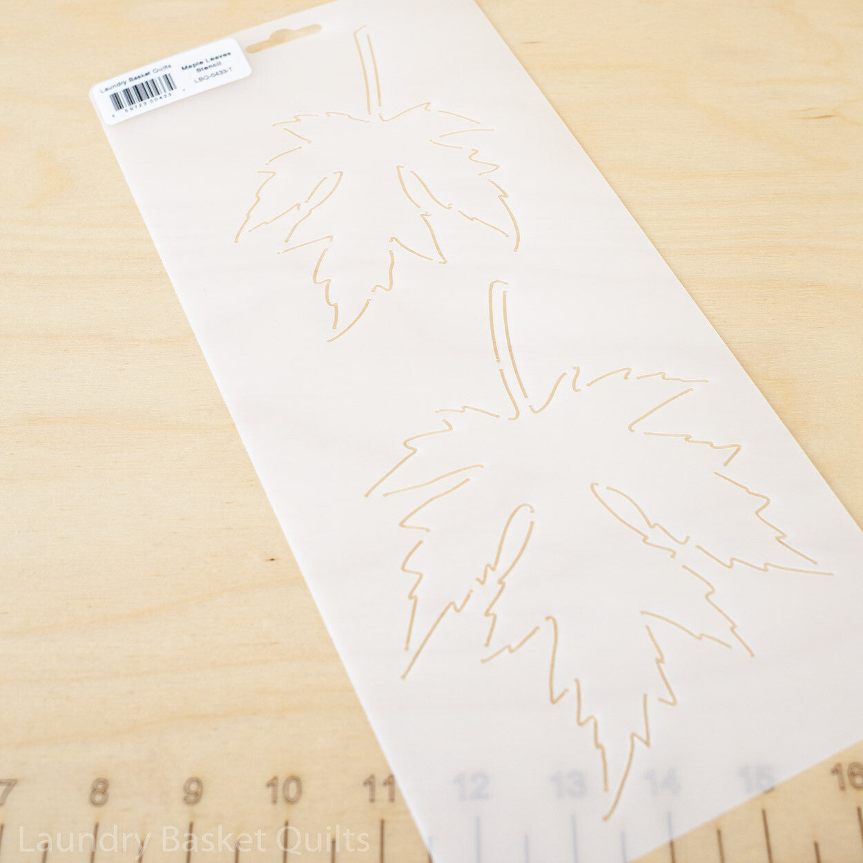 Stencil - Maple Leaves
By: Laundry Basket Quilts
Made of Plastic
Maple Leaves Measure 7" and 5"