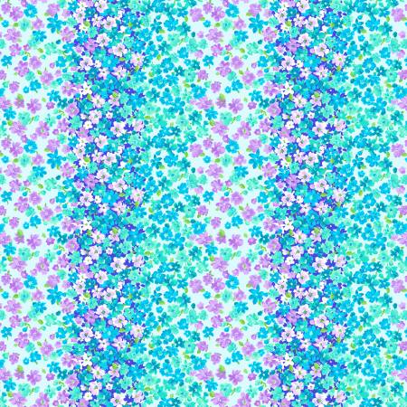 Calico Collection - Blue and Pink Floral Stripe. From Fabric Traditions.
Studio Cottons by Fabric Traditions Collection. This fabric showcases a charming calico inspired design with a light pastel background, featuring a dense arrangement of tiny flowers in shades of blue, purple, pink, and white. The stripes alternate with varying widths, some with a higher concentration of flowers and others with a more scattered distribution. 100% Cotton
44/45"