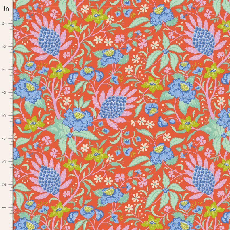 Flowertangle Persimmon Bloomsville Collection From Tilda