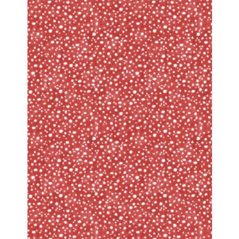 Gnome & Garden Mushroom Dots - Red - From Wilmington Prints By Susan Winget
