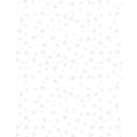Frosty Frolic - Snowflakes White on White-From Wilmington Prints-By Susan Winget-100% Cotton-43/44"