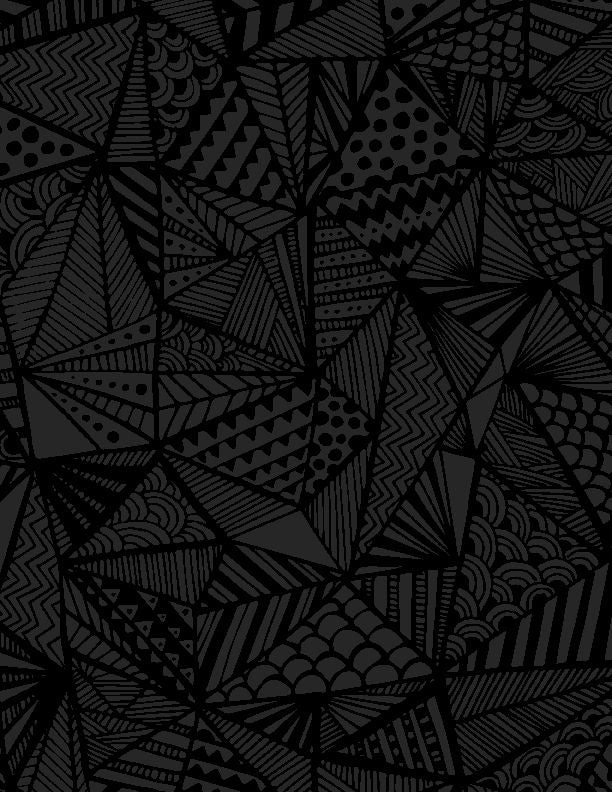 Illusion Collection - Triangles- Black on Black
By Joy Ting
From Wilmington Fabric
100 % Cotton
44/45"
