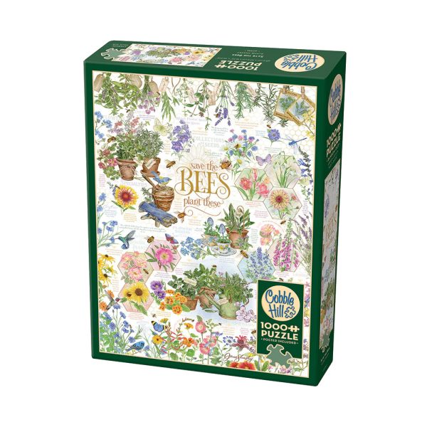 Save The Bees - 1000 PC
From Cobble Hill
Finished Size: 19.25 Inches x 26.625 Inches