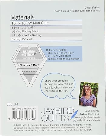 Mini Northern Lights Pattern & Mini Hex N More Ruler Bundle