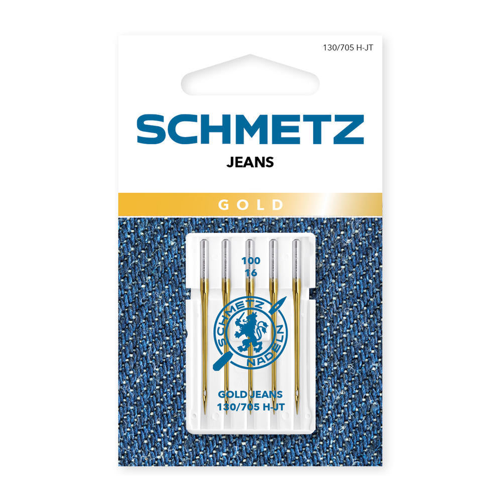 Schmetz - Gold Denim Needle - 100/16 - 5 per pack