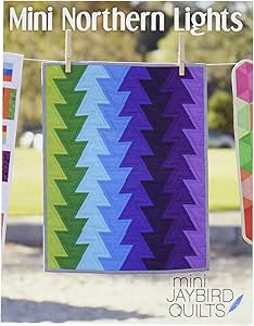 Mini Northern Lights Pattern & Mini Hex N More Ruler Bundle