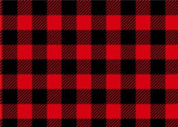 Purley Canadian Eh? Under the Northern Lights - Lumber Jack Crimson From Rober Kaufan Inc, For J.N. Harper 100% Cotton 43/44"