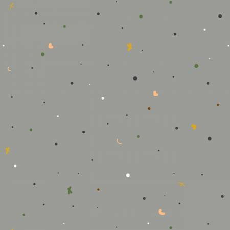 Moon Dots - Grey From P & B Textiles By Jacqueline Schmidt Au Naturel by Jacqueline Schmidt Collection 100% Cotton