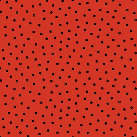 She Who Sews Button Toss Red From Riley Blake Designs By Wecker-Frisch, Janet She Who Sews by J. Wecker Frisch Collection 100% Cotton 43/44"