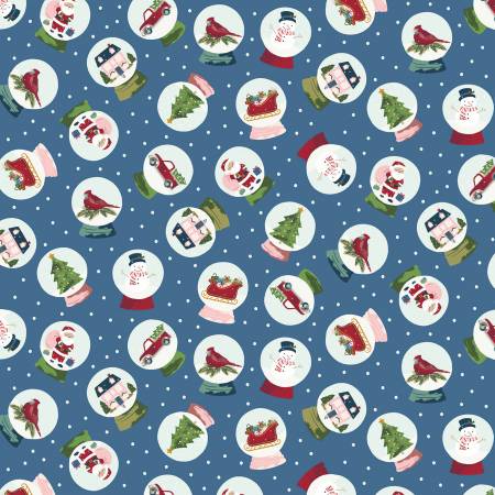 Denim Christmas Village