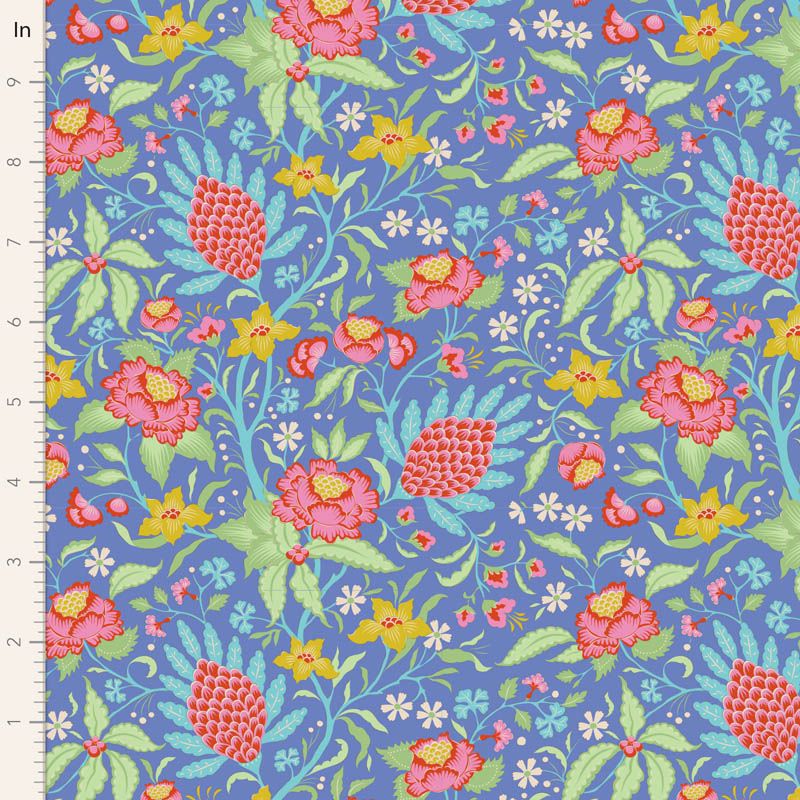 Flowertangle Blue Bloomsville Collection From Tilda
