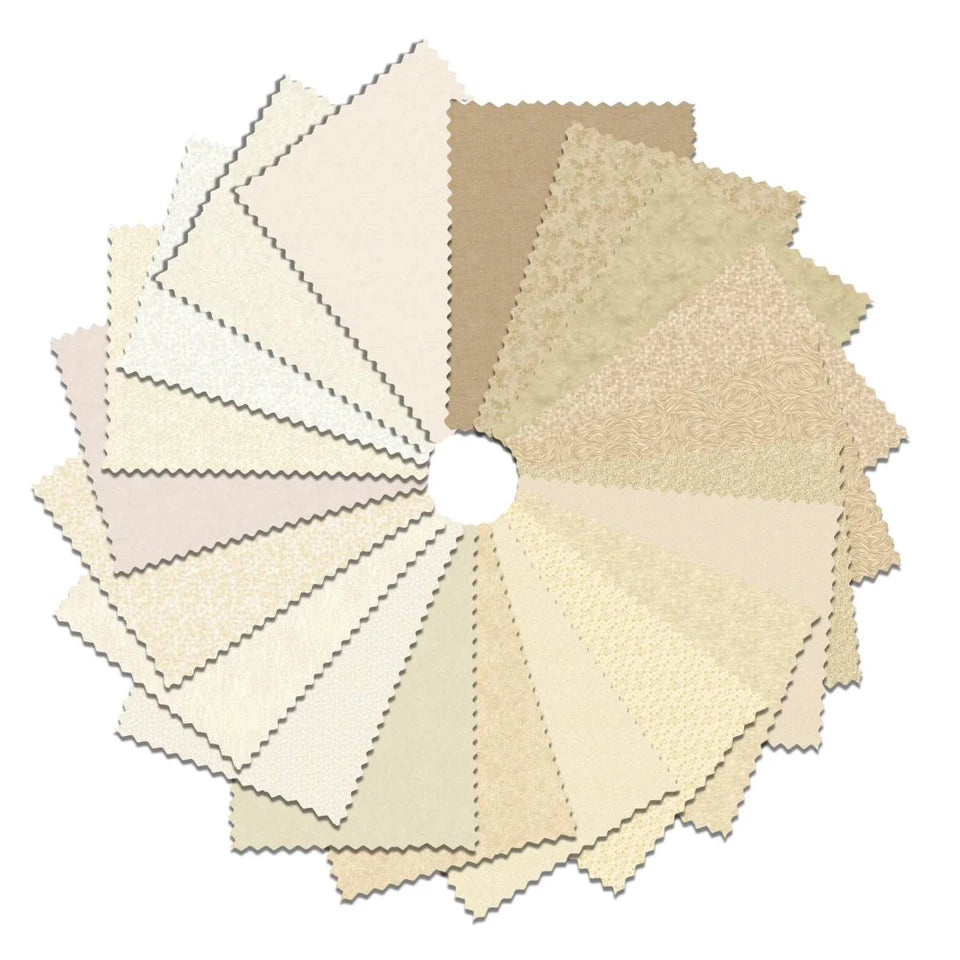 Creme De La Creme 10 Inch Squares
From Blank Quilting
I've Got Hue, Babe Collection
100% Cotton
10 Inch Squares - 42 Pieces