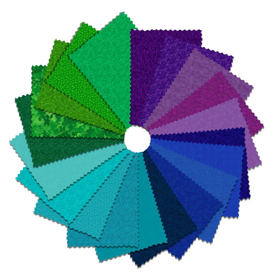 Crown Jewels 10 Inch Squares
From Blank Quilting
I've Got Hue, Babe Collection
100% Cotton
10 Inch Squares - 42 Pieces