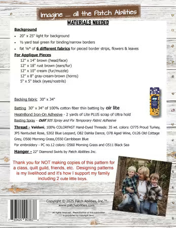 Highland Cow
From: Patch Abilities By Julie Wurzer
Applique