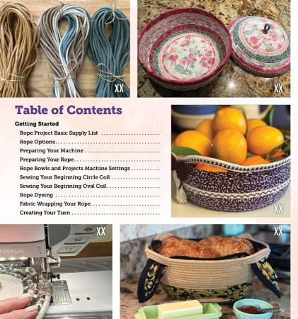 Creative Zigzag Rope Sewing Book