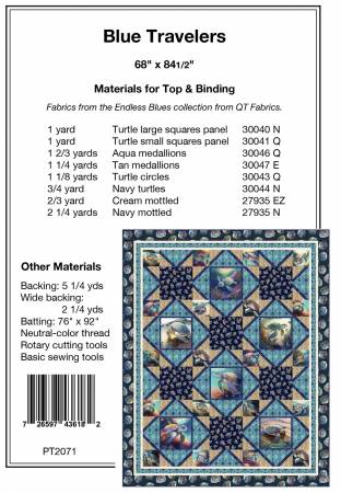 Blue Travelers Quilt Pattern