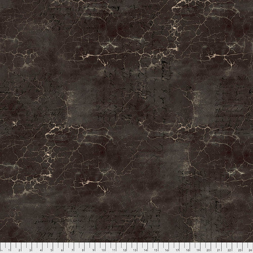 Cracked Shadow - Black-By Tim Holtz Electic Elements-From FreeSpirit Fabrics-100% Cotton-44"