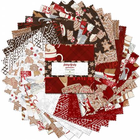Baking Up Joy - 5 Inch Squares - 42 pc
From Wilmington Prints
100% Cotton