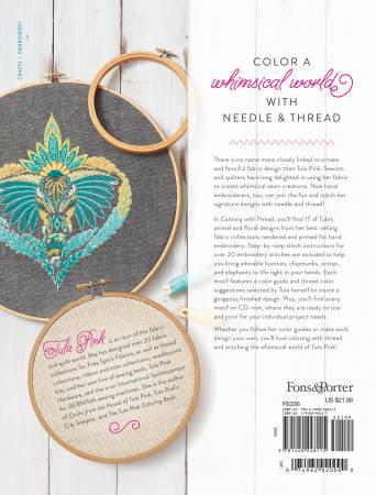 Tula Pink Coloring with Thread From Fons & Porter By Tula Pink