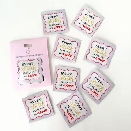Every Stitch Woven Labels 8pk