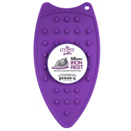The Gypsy Quilter Silicone Iron Rest Purple From Gypsy Quilter