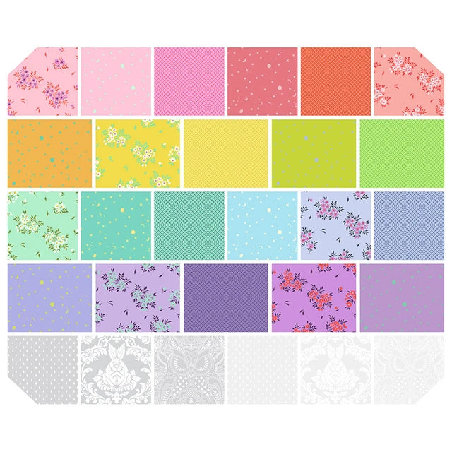 True Colors - 5 Inch Charm Pack - 42 Pieces
From FreeSpirit
By Tula Pink
100% Cotton