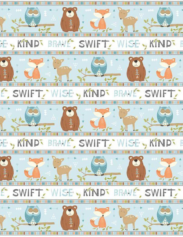 Winsome Critters Repeat Stripe Multi-
From Wilmington Prints-By Deane Beesley-100% Cotton-43/44"