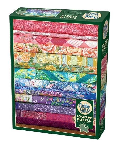 Comfortable Rainbow Puzzle 1000 Pieces Cobble Hill Creations Assembled Size: 26.625" x 19.25" Random Size Pieces Poster Included