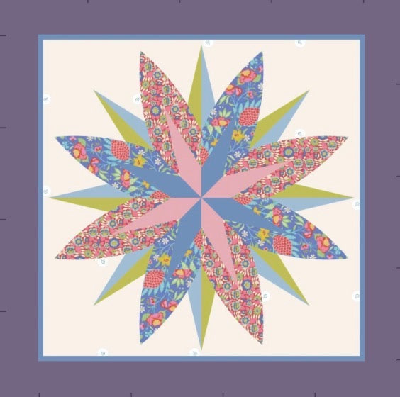 Lotus Flower Pattern - Quiltworx