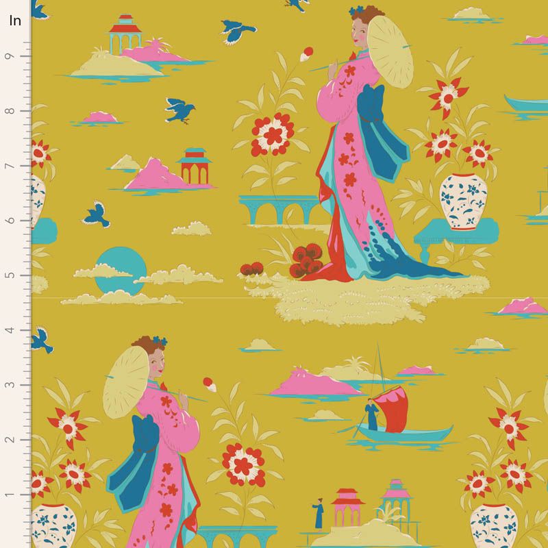 Garden Vista Light Corn Bloomsville Collection From Tilda