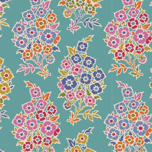 Willy Nilly - Teal Pie in the Sky Collection From Tilda