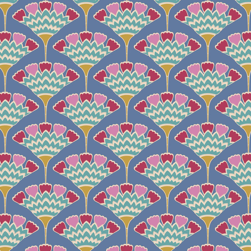 Tassel Flower - Bue Pie in the Sky Collection From Tilda 44/45"