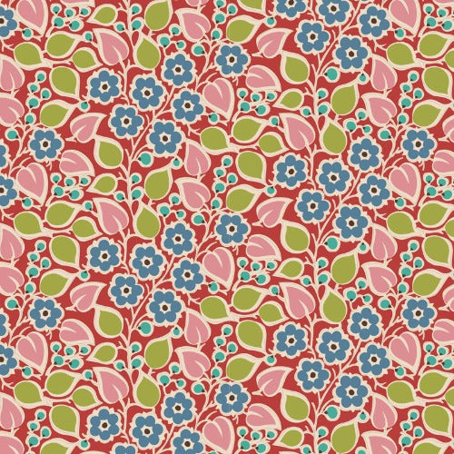 Tospy Turvy - Red Pie in the Sky Collection From Tilda 44/45"