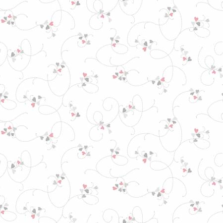 Light Pink Heart Scroll