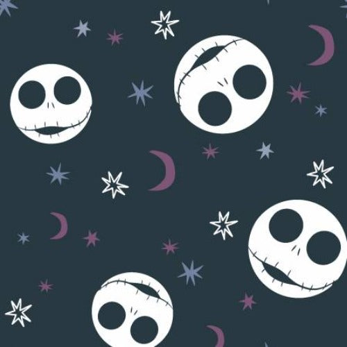 Jack Skellington - Disney Licensed Fabric From Springs Creative 100% Cotton 44/45"
