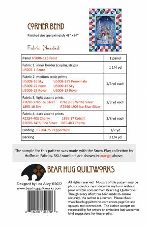 Corner Bend - Bear Hug Quiltworks