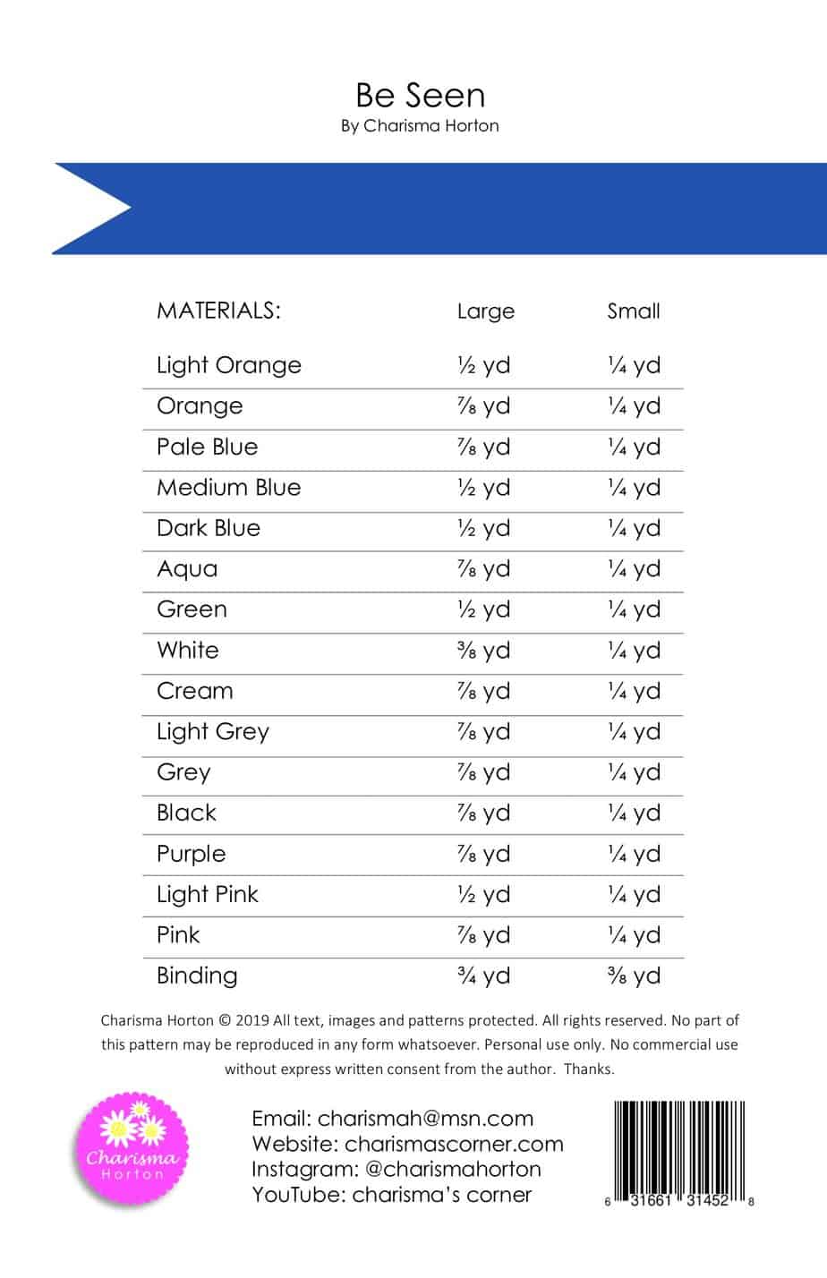 Be Seen Quilt Pattern - Charisma Horton