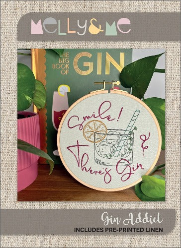 Gin Addict Embroidery Pattern From Creative Abundance By Melanie McNeice