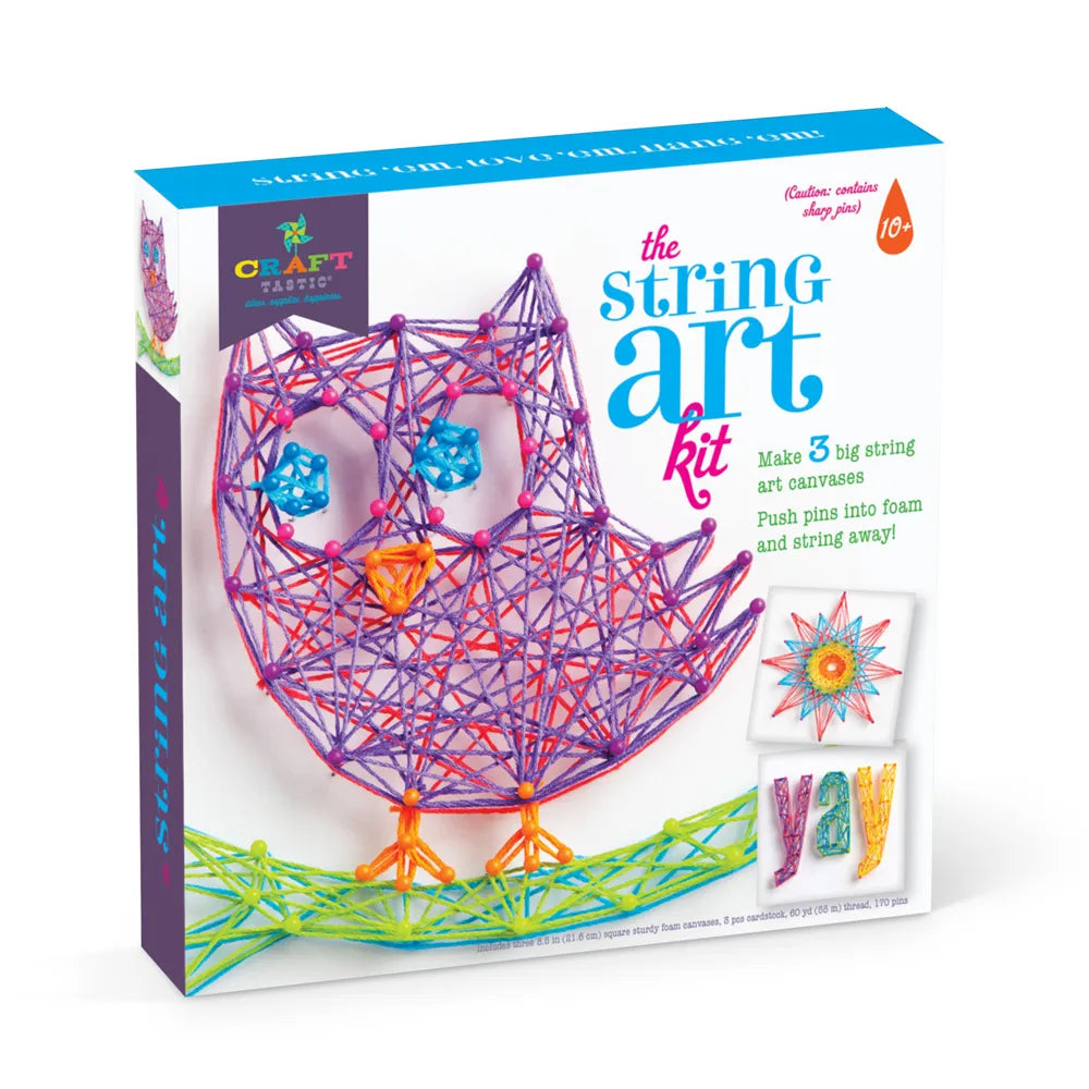 3d Owl String Art Kit Diy Embroidery Kit Craft Kit Nail Rope - Temu