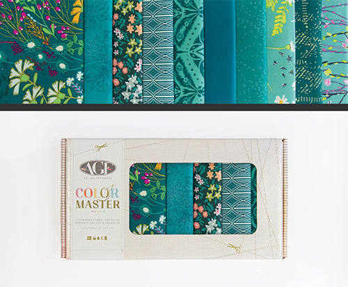Art Gallery Fabrics - Color Master Fat Quarter Box - 12 Different Colour Collection Boxes